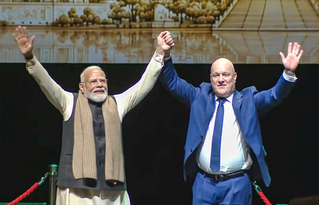 भारतीय समुदाय से बोले मोदी- रिश्तों की नई 'वाका' यात्रा शुरू