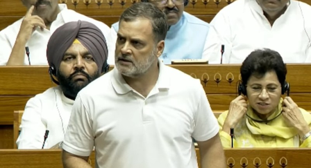 राहुल के पैलेट गन वाले बयान पर सत्ता-विपक्ष आमने-सामने, सदन स्थगित