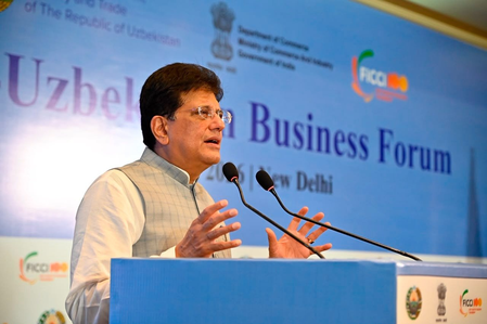 भारत-उज्बेकिस्तान व्यापार में अपार संभावनाएं, खनन और टेक्सटाइल पर जोर: पीयूष गोयल