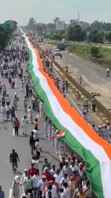 पलवल में तिरंगे के सम्मान में भव्य आयोजन, गौरव गौतम के नेतृत्व में दिखा देशप्रेम