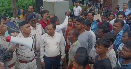 अतिक्रमण हटाओ अभियान के विरोध में रांची में फिर हंगामा, सड़क पर उतरे लोग