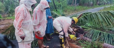 आंध्र प्रदेश : बारिश और तेज हवाओं ने मचाया कहर, चार की मौत