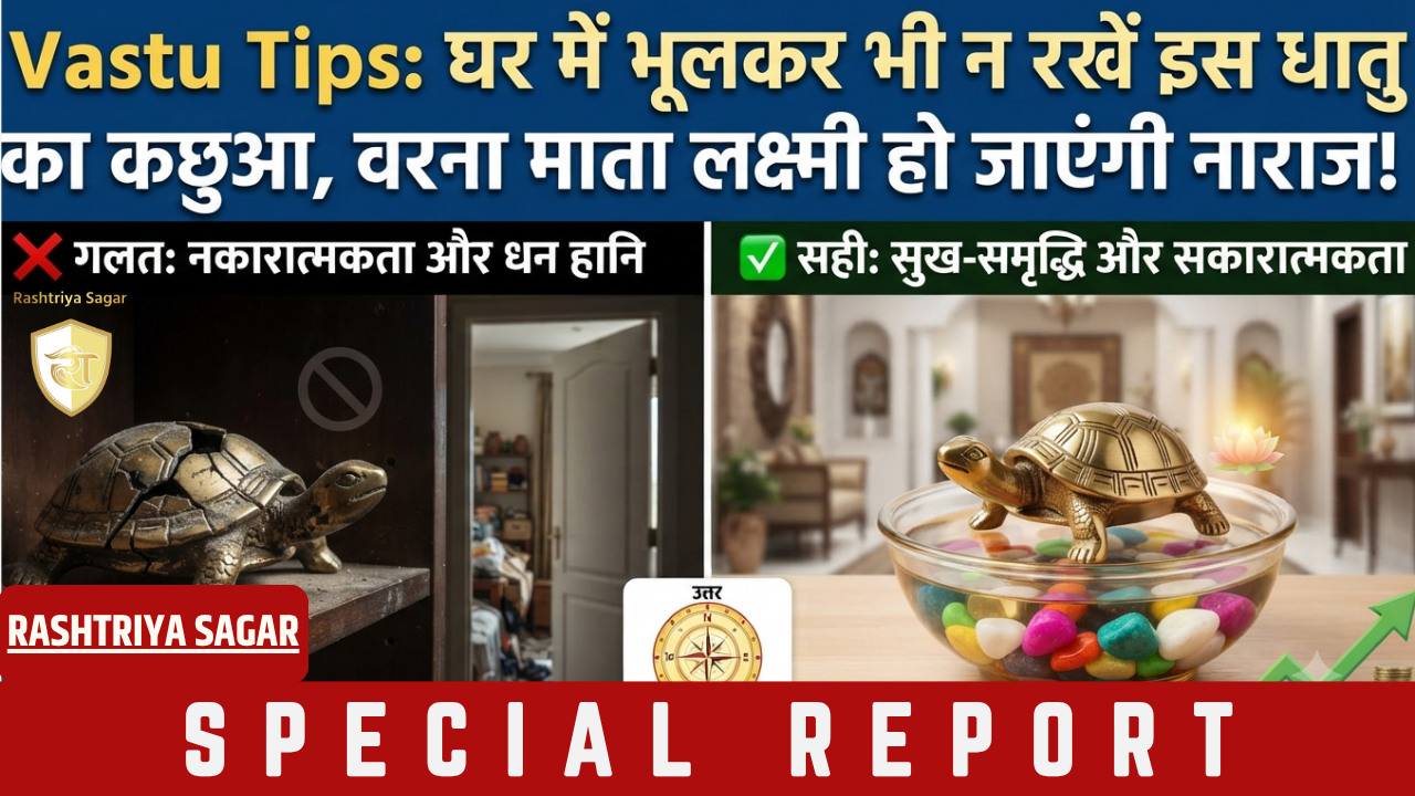 Vastu Tips: घर में भूलकर भी न रखें इस धातु का कछुआ, वरना माता लक्ष्मी हो जाएंगी नाराज!