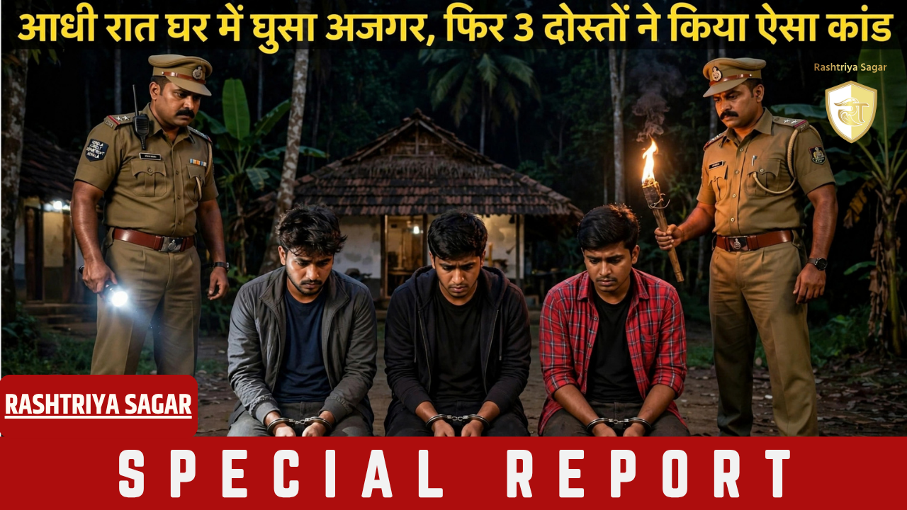 केरल में हैवानियत: आधी रात घर में घुसा अजगर, फिर 3 दोस्तों ने कर दिया ऐसा कांड, सुनकर नहीं होगा यकीन