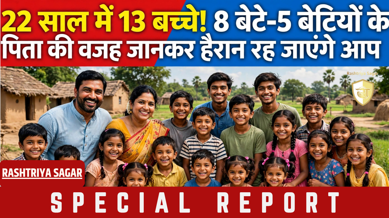 सबसे बड़ी बेटी 22 साल की, सबसे छोटा 2 साल का, 13 बच्चों के पिता की कहानी सुनकर रो देंगे आप