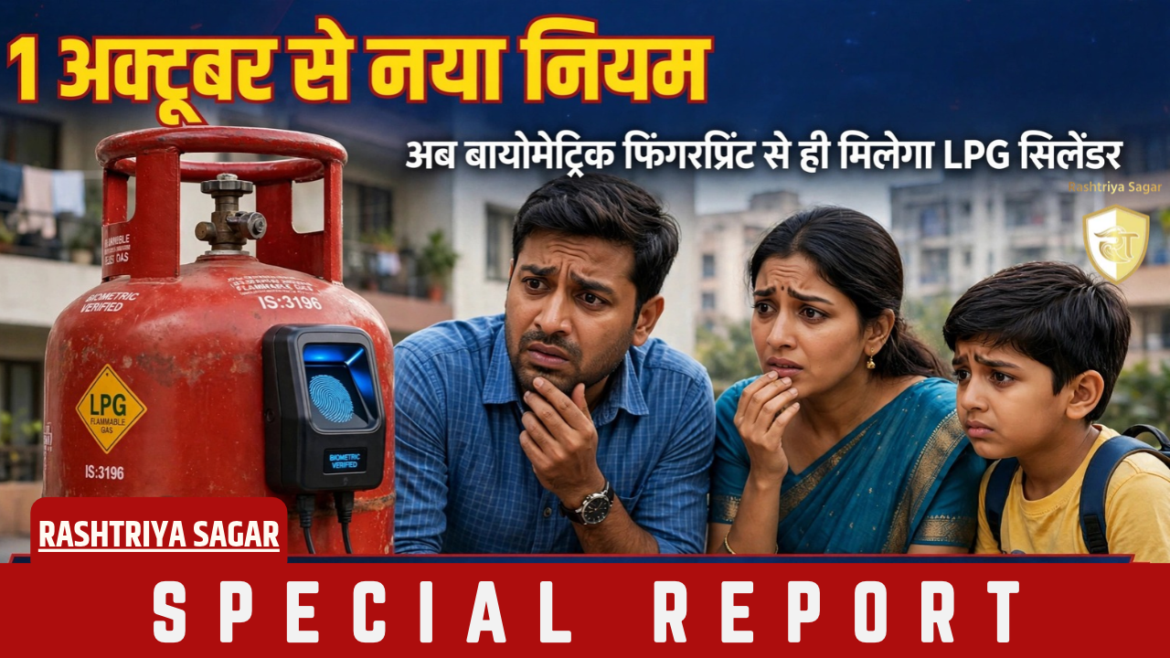LPG Gas New Rule: सिलेंडर बुकिंग के लिए अब OTP नहीं, बायोमेट्रिक जरूरी - सरकार का बड़ा ऐलान