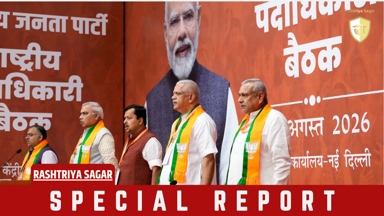 'वंदे मातरम' के सम्मान पर समझौता नहीं: भाजपा ने पारित किया ऐतिहासिक प्रस्ताव